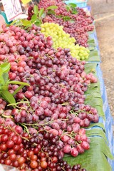 Fresh fruit grapes delicious at street food
