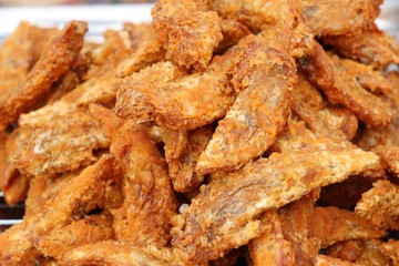 Fried chicken is delicious in street food