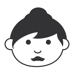 beautiful little girl character