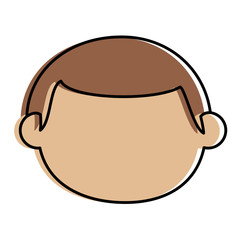 little boy head avatar character