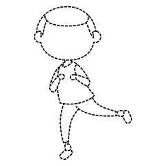 Obraz premium little boy avatar character