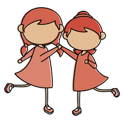 cute little girls characters