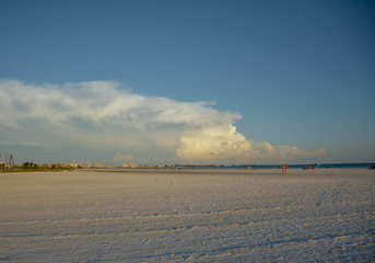 Beach in the afternoon