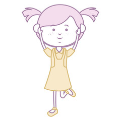 beautiful little girl character