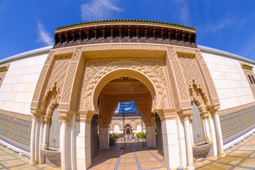 Beautiful architechture of Astaka Morocco or Morocco Pavilion in Putrajaya, Malaysia