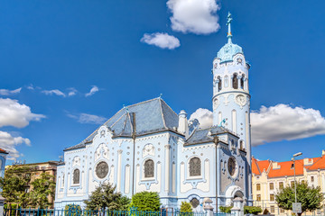 Blue church in Bratislava - Church of St. Elizabeth