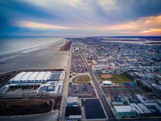 Aerial of Wildwood NJ