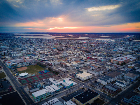 Aerial Of Wildwood NJ