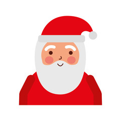 christmas portrait happy santa claus character
