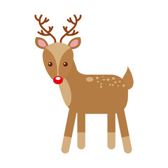 christmas cute winter reindeer decoration