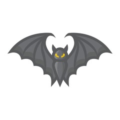 Bat filled outline icon, halloween and scary, animal sign vector graphics, a colorful line pattern on a white background, eps 10.