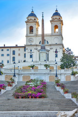 The Spanish Steps in Rome. Italy.