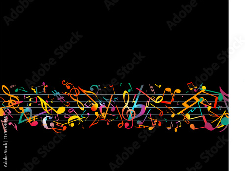 音符ミュージック背景イラスト黒 Wall Mural Wallpaper Murals And4me 音符ミュージック背景イラスト黒 Wall Mural Wallpaper Murals And4me