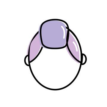 recommend clip art: avatar man head with hairstyle design