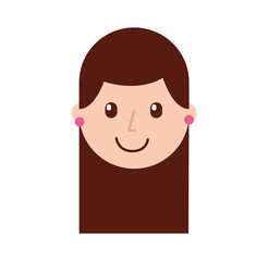 cartoon girl teacher professional character vector illustration