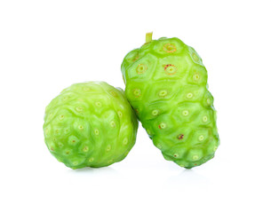 noni fruit  isolated on white background