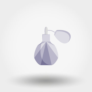 purple perfume bottle icon clip art preview