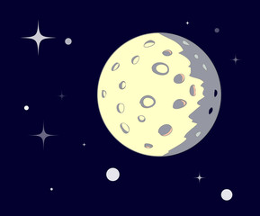 Full Moon Illustration