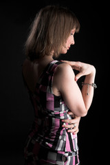 Portrait of a beautiful young sexy woman