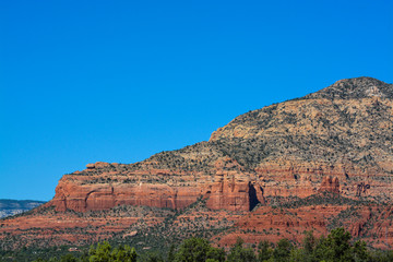 Fototapeta na wymiar Towering landscape in Sedona Arizona