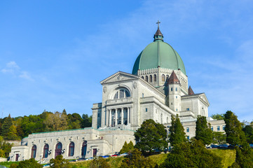 Saint Joseph's Oratory of Mount Royal located in Montreal is Canada's largest church and the Canadian flag