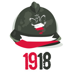1918 Odzyskanie niepodległości przez Polskę © piaskun_