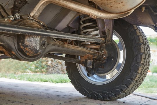 Suspension of an offroad vehicle
