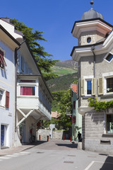 Fototapeta na wymiar Südtirol- Impressionen, Schlanders im Vinschgau