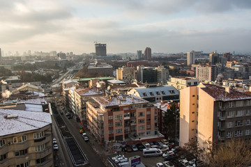 Fototapeta premium Ankara, Capital city of Turkey at winter time