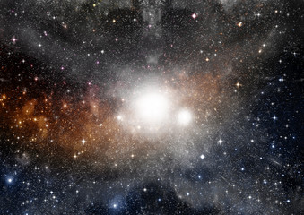 Obraz premium galaxy in a free space