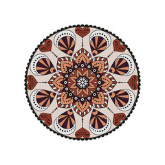Flower Mandalas. Vintage decorative elements. Oriental pattern, vector illustration. Islam, Arabic, Indian, turkish, pakistan, chinese, ottoman motifs