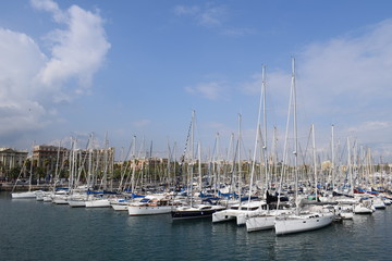Fototapeta na wymiar Barcelona harbor