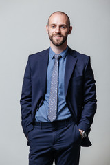 Successful businessman. Portrait of confident young man in formalwear looking at camera