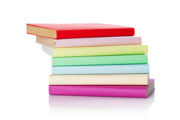 books isolated on white
