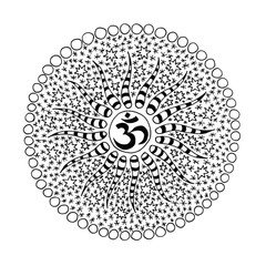 Mandala. Sign of the sun