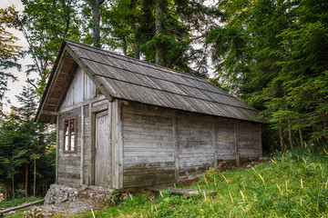 Tara, Serbia July 30: A old house that is used to shoot a movie 