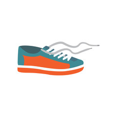 mens shoe vector illustration in cartoon style