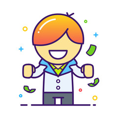 Obraz premium Businessman Illustration