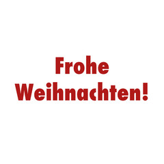 Buntes einfaches Weihnachtssymbol - Frohe Weihnachten