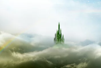Poster emerald city 3 with rainbow © stuart