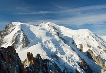 Mont Blanc in french Alps