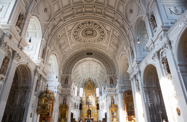 Fototapeta premium Saint Michael's Church Interior Munich Germany