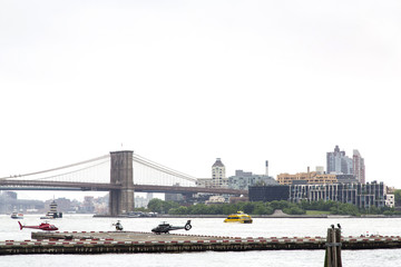 Obraz premium New York, Lower Manhattan and Financial District