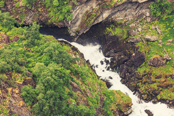 Little stream in mountains, Norway.