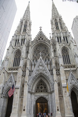 Fototapeta na wymiar New York, the Cathedral of St. Patrick
