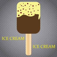 Ice cream cone variety,Vector Illustration.