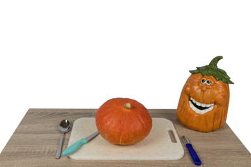 we make a Halloween pumpkin 1