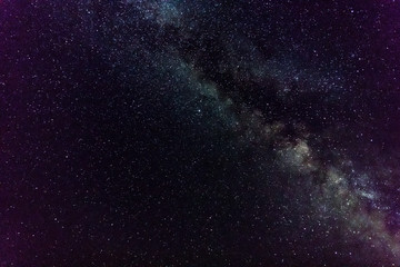 Naklejka na ściany i meble Galaxy Star in the night at Lassen National Park