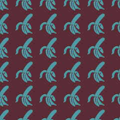 Fruits vector illustration on a seamless pattern background