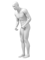 3d rendered medically accurate illustration of man with parkinson